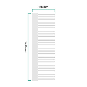 Handdoekradiator Kviteseid met kranenset 80 mm [neu.haus]
