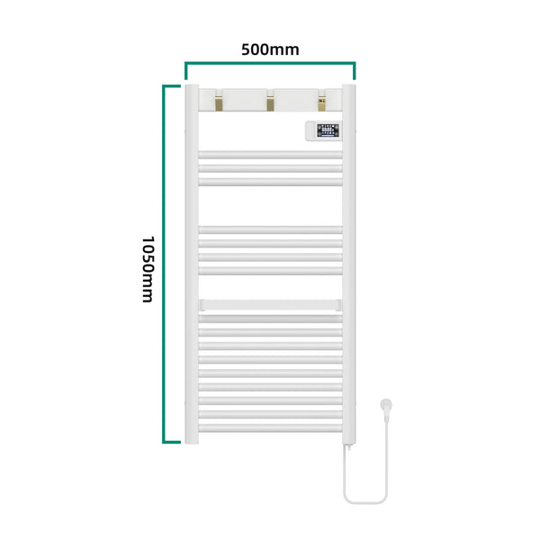 pro.tec Handdoekradiator Uvdal elektrisch 105x50x4,3 cm - 2 varianten