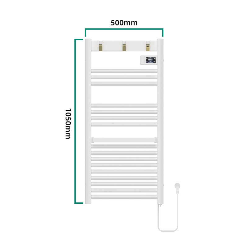 Maatschets pro.tec Handdoekradiator Uvdal elektrisch 105x50x4,3 cm - 2 varianten