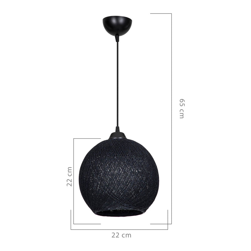 Maatschets [lux.pro] Hanglamp Lisburn E27 - 3 varianten