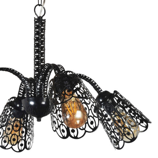 lux.pro Hanglamp Garforth zwart - 2 varianten