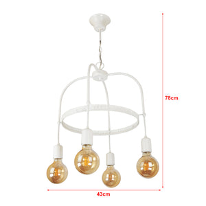 lux.pro Hanglamp Llandudno E27 - 5 varianten