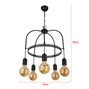 lux.pro Hanglamp Llandudno E27 - 5 varianten
