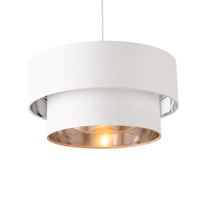 Design hanglamp Lopar 149 cm metaal en stof E27 - verschillende kleuren en maten