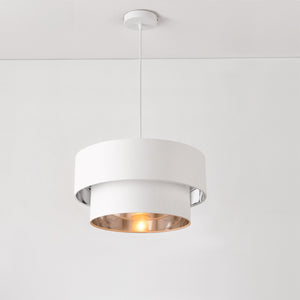 Design hanglamp Lopar 149 cm metaal en stof E27 - verschillende kleuren en maten