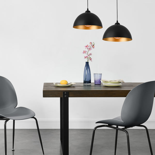 Design hanglamp 18xØ30 cm 2xE27 Toulon set van 2 - verschillende kleuren
