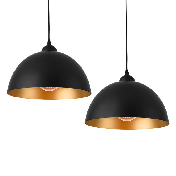 Design hanglamp 18xØ30 cm 2xE27 Toulon set van 2 - verschillende kleuren