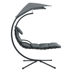 Hangmat met luifel en standaard 166x116x210 cm - 3 varianten