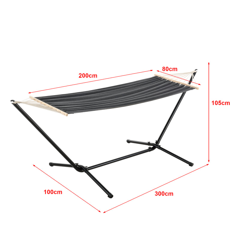Maatschets Hangmat Surte met standaard max 120 kg [en.casa]