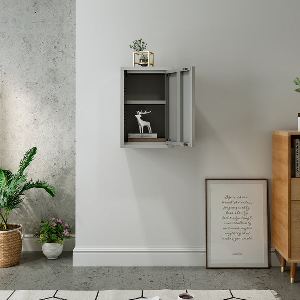 Metalen wandkast Burlöv 50x33x35 cm [en.casa]