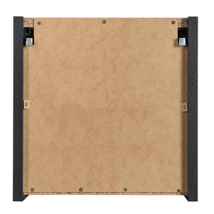 Badkamerkast Newport zwart [en.casa]