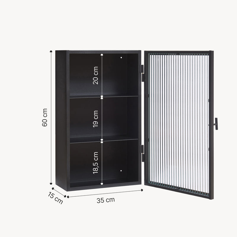Maatschets Wandkast Zundert 60x35x15 cm [en.casa]