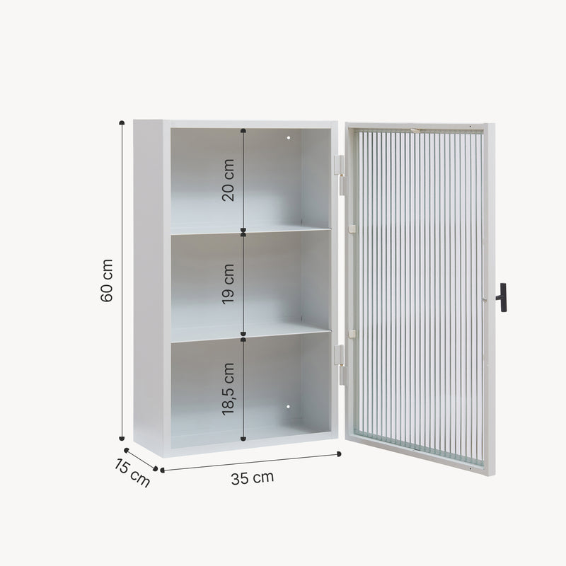 Maatschets Wandkast Zundert 60x35x15 cm [en.casa]