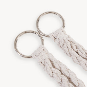 Hangstoel Kailua voor 2 personen cremewit casa.pro