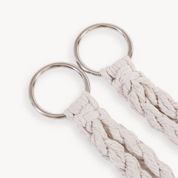 Hangstoel Kailua voor 2 personen cremewit casa.pro