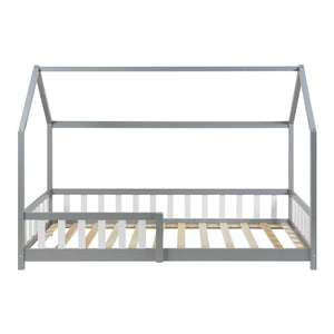 Kinderbed Hesel huisbed met uitvalbeveiliging [en.casa]