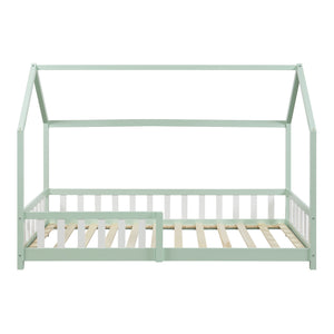 Kinderbed Hesel huisbed met uitvalbeveiliging [en.casa]