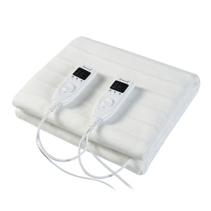 Elektrische deken warmtedeken wit - eenpersoons of tweepersoons