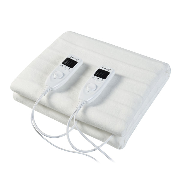 Elektrische deken warmtedeken wit - eenpersoons of tweepersoons