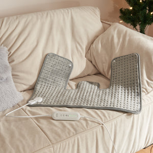 [en.casa] Elektrisch warmtekussen Borrello 65x45 cm 100W grijs