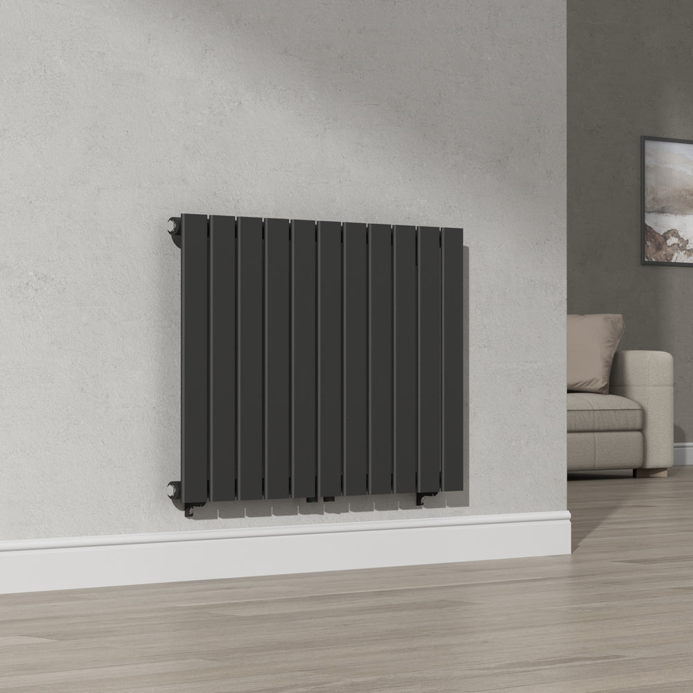 [neu.haus] Designradiator Nore 60x80x5,2 cm zwart