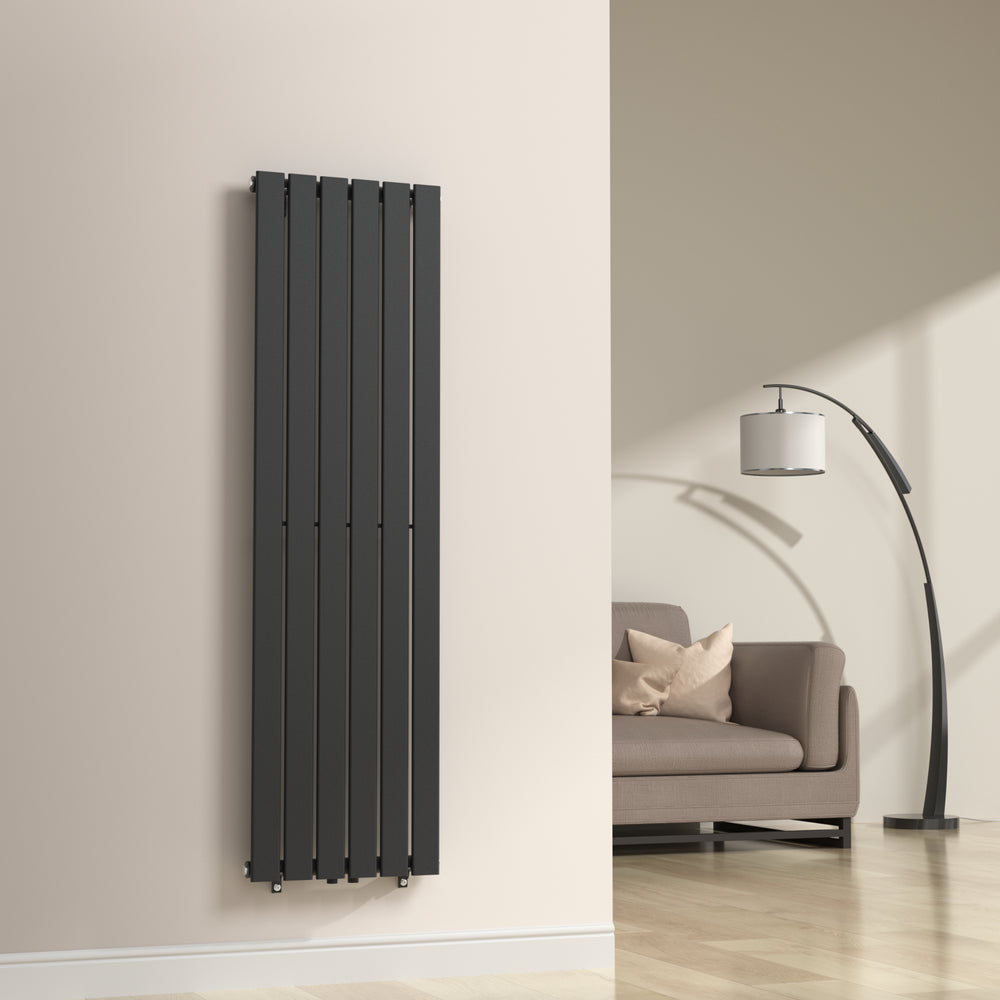 [neu.haus] Designradiator Nore 160x45x5,2 cm zwart