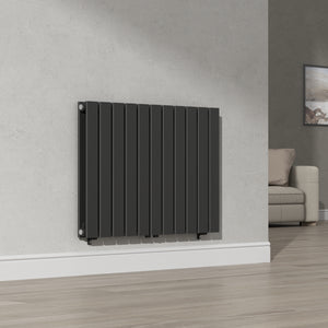[neu.haus] Designradiator Nore 60x80x6,8 cm zwart