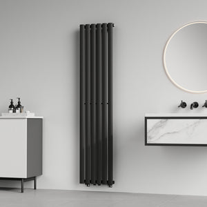 [neu.haus] Designradiator Nore 160x36x5,6 cm zwart