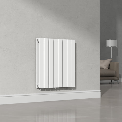 [neu.haus] Designradiator Nore 60x60x6,8 cm wit