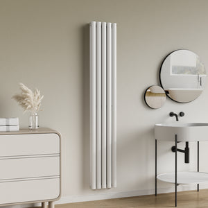 [neu.haus] Designradiator Nore 180x30x7,8 cm wit model 2