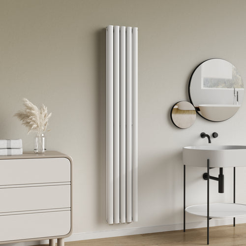 [neu.haus] Designradiator Nore 180x30x7,8 cm wit model 2