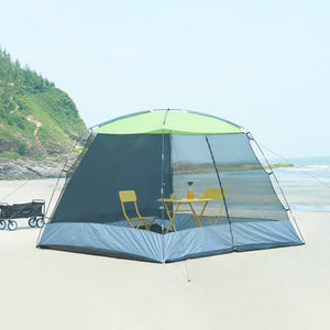 pro.tec Paviljoen Beekdaelen met klamboe 305x305x213 cm - 2 varianten