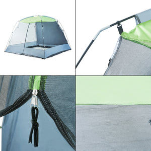 pro.tec Paviljoen Beekdaelen met klamboe 305x305x213 cm - 2 varianten