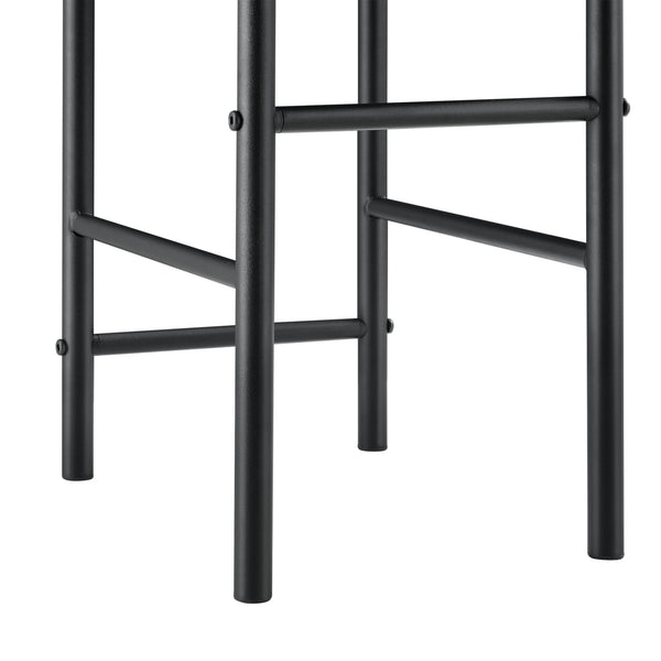 Dressboy kledingrek stoel 107x45x45 cm metaal en MDF - 3 varianten