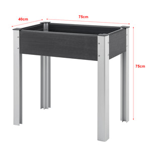 Kweektafel Beverwijk plantenbak donkergrijs [en.casa]