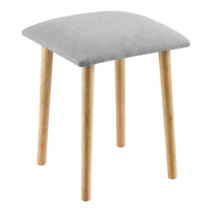 Krukje Gera met beuken poten 45,5x36x36 cm - 3 kleuren