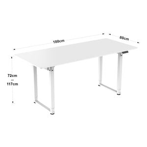 Bureau Kirkkonummi zit sta elektrisch tafelblad met tafelframe pro.tec