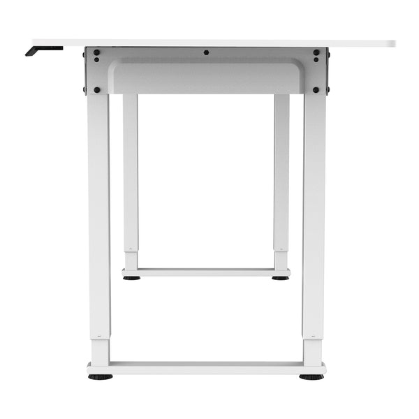 Bureau Kirkkonummi zit sta elektrisch tafelblad met tafelframe pro.tec