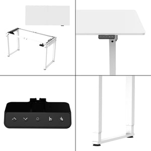 Bureau Kirkkonummi zit sta elektrisch tafelblad met tafelframe pro.tec