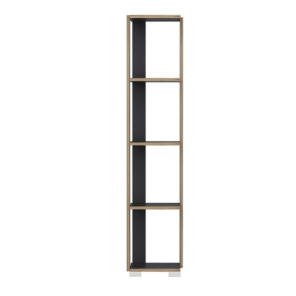 [en.casa] Boekenkast schap Aalestrup 153x34x26 cm - 2 varianten