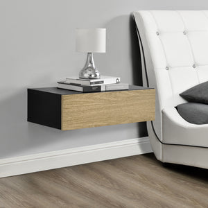 [en.casa] Wandplank met lade 50x24x12cm - verschillende kleuren