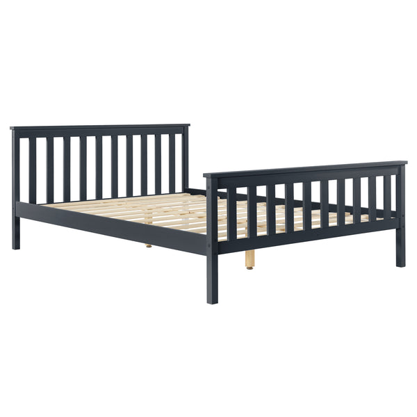 Houten bed Sterk massief grenen bedframe - verschillende maten en kleuren