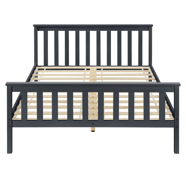 Houten bed Sterk massief grenen bedframe - verschillende maten en kleuren