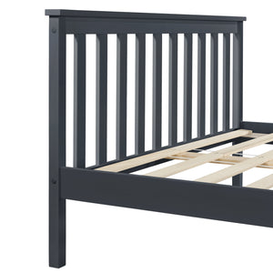 Houten bed Sterk massief grenen bedframe - verschillende maten en kleuren