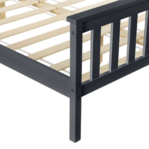 Houten bed Sterk massief grenen bedframe - verschillende maten en kleuren