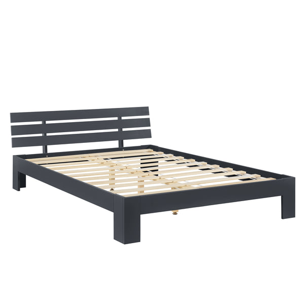 [en.casa] Massief vurenhout bedframe - verschillende maten en kleuren