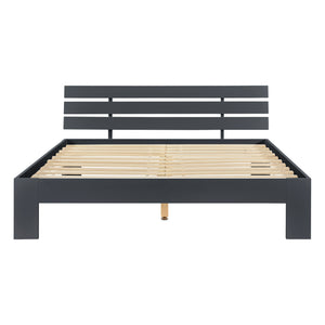 [en.casa] Massief vurenhout bedframe - verschillende maten en kleuren