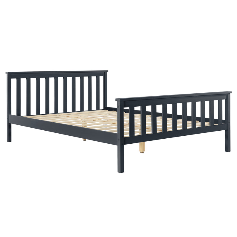 Maatschets Houten bed Ede grenen met bedbodem en matras - 6 varianten