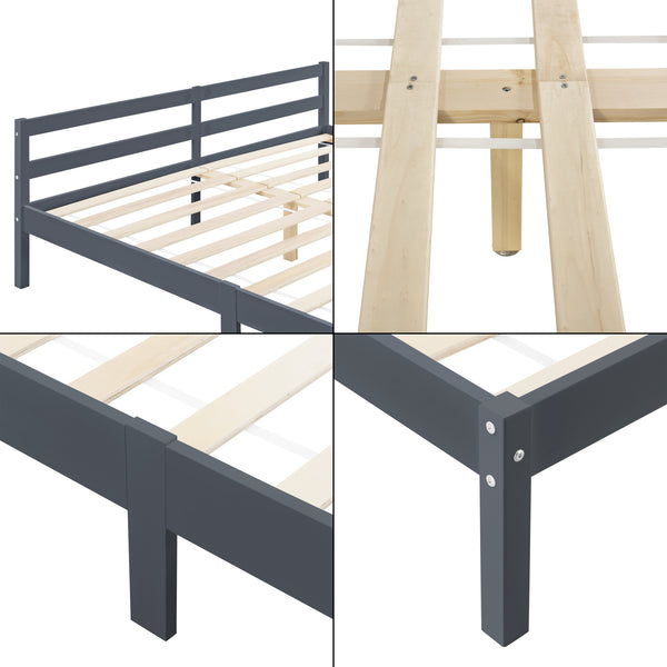 Houten bed Nakkila grenen met bedbodem - 18 varianten