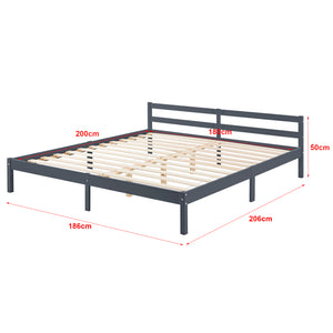 Houten bed Nakkila grenen met bedbodem en matras - 18 varianten